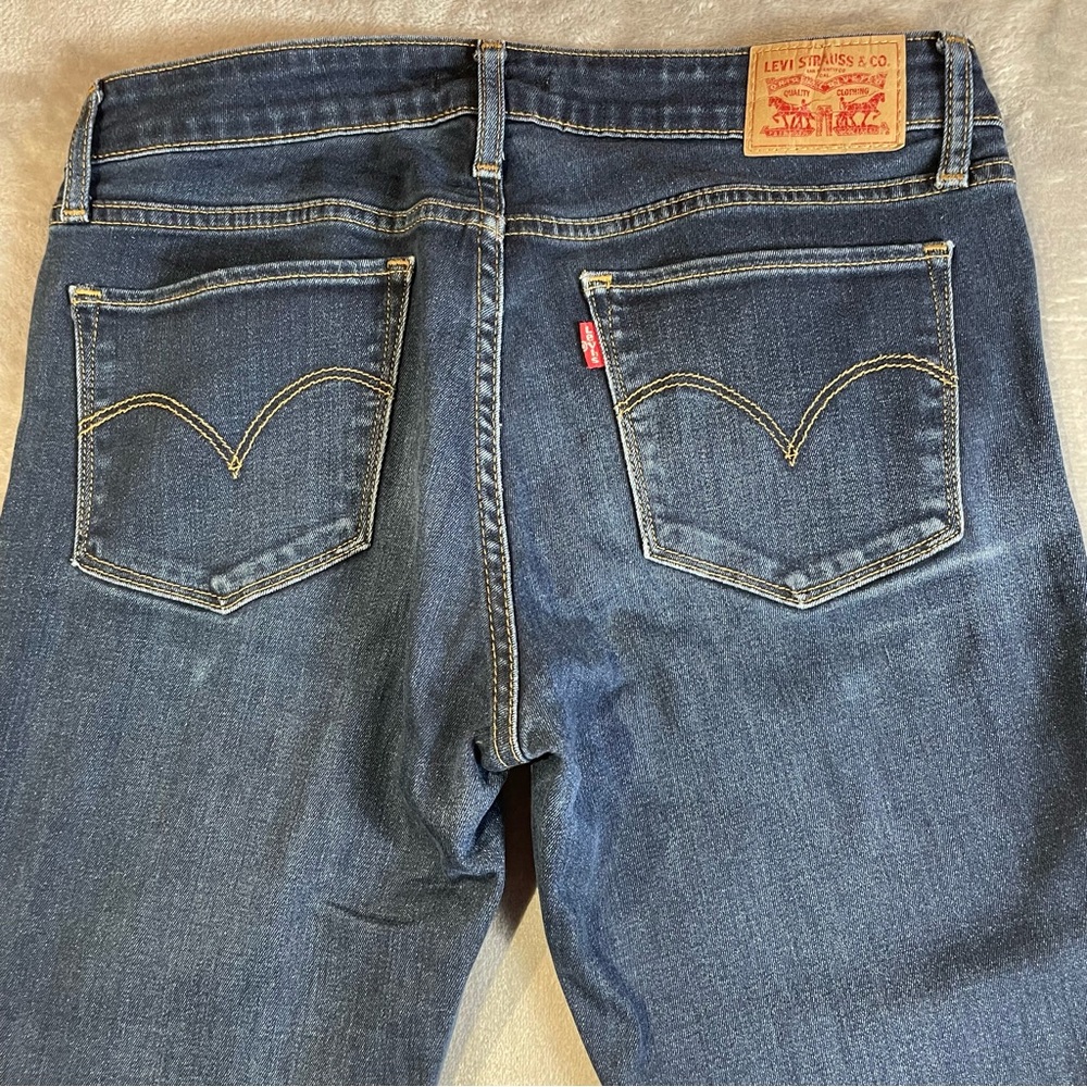 Levi’s 711 Skinny Medium Wash Blue Jeans Women’s Size 29 - Picture 5 of 14